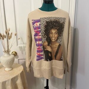 Whitney Houston sweater size small